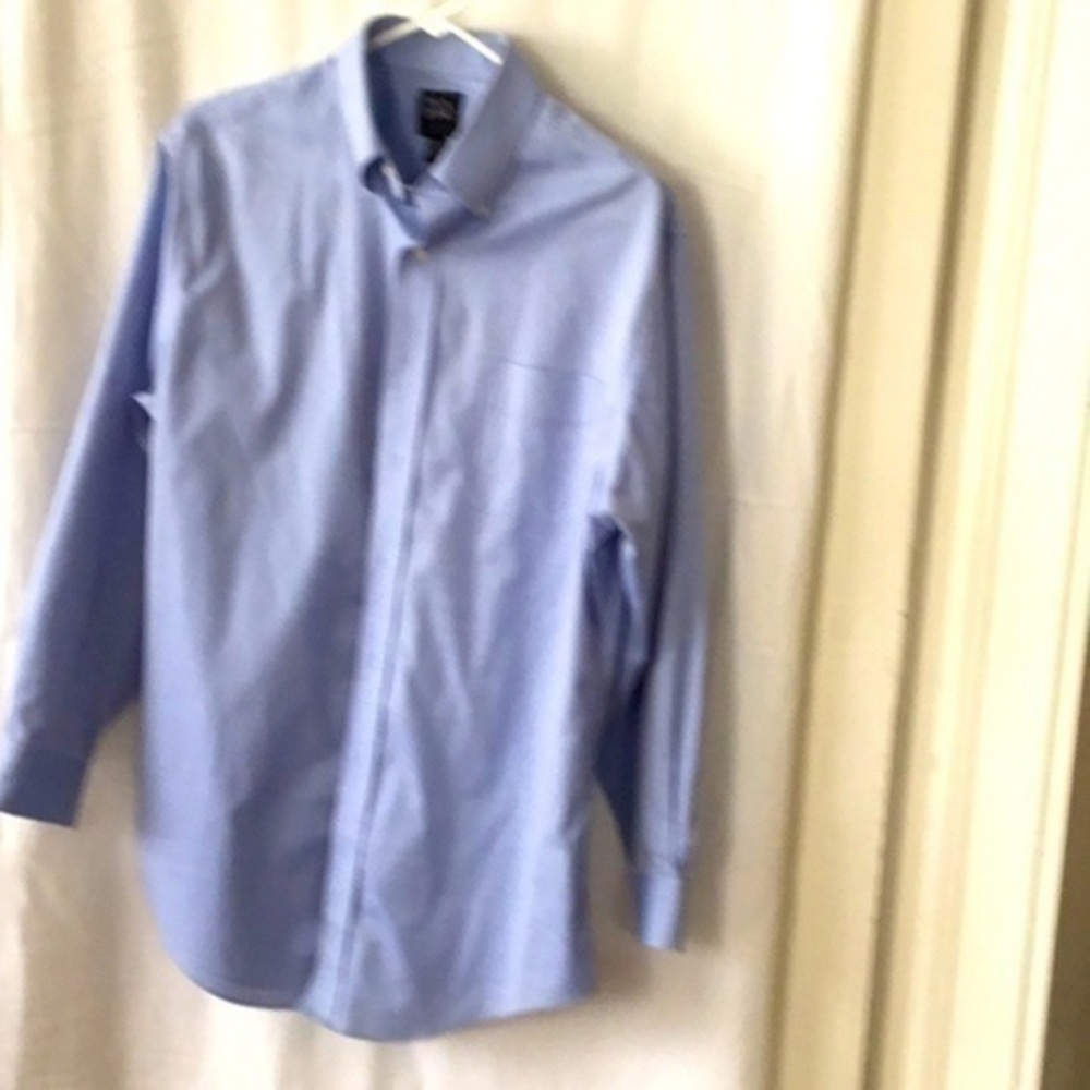 JOS A BANKS TRAVELER men’s long sleeve shirt blue